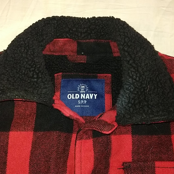 Men's Poly-Wool button up plaid coat - Picture 3 of 11